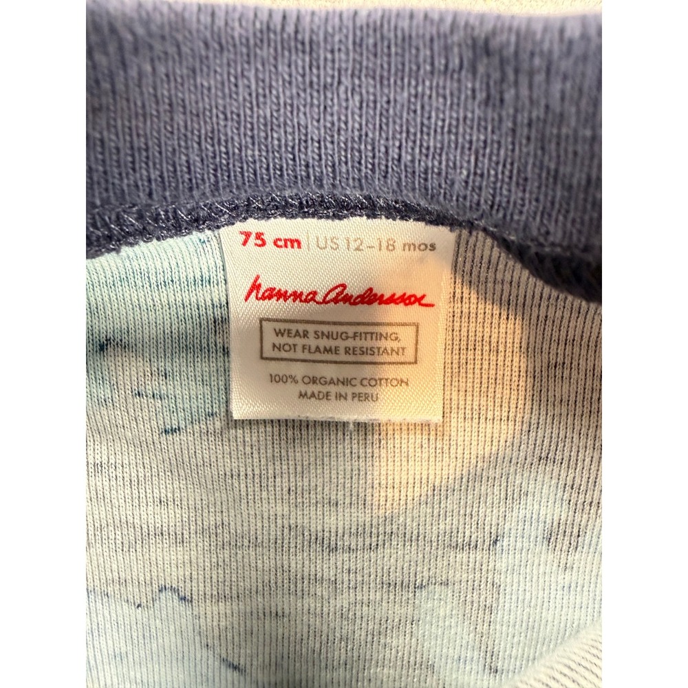 Hanna Andersson Kids 12-18 Months Monster Creature Organic Cotton Sleeper‎ - Picture 3 of 6